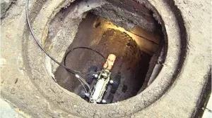 地下管网堵塞 机器人去勘察