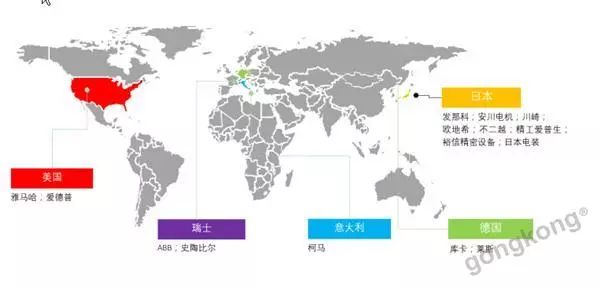 中国工业机器人专利布局量位居全球首位