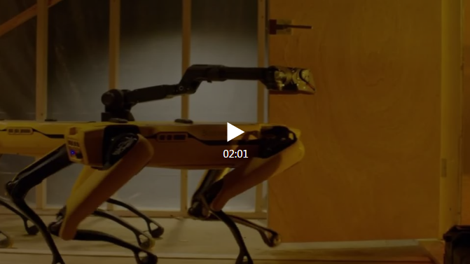 波士顿动力最新机器人视频，360度旋转翻跟头！