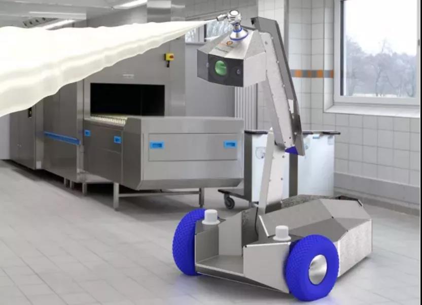 德国研发出生产线移动清洁机器人